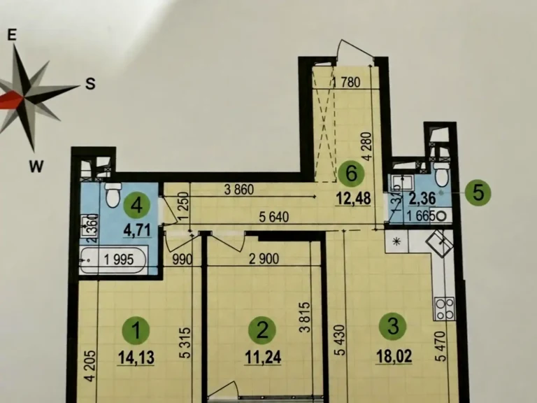 Продаж квартири 2-кімн. 66,7 м² 18/18 этаж