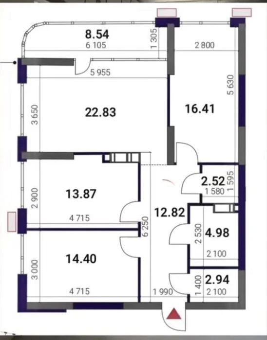 Sale of a large 3-room apartment in the Great residential complex, Kyiv