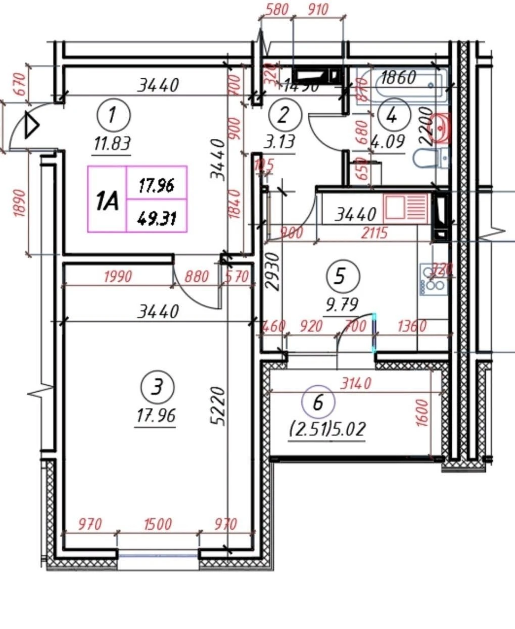 One-bedroom apartment for sale from owner, no commission