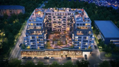 Sale of a view 2-bedroom apartment in a business class club house OLE