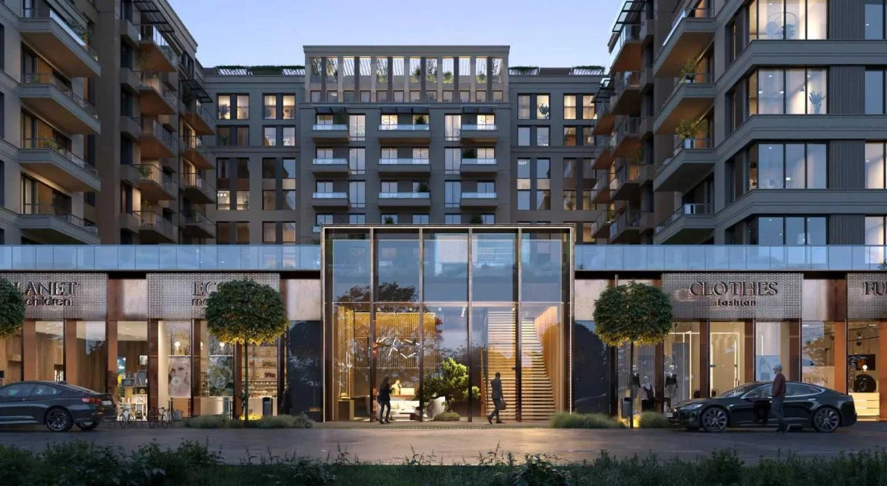 Sale of a view 2-bedroom apartment in a business class club house OLE