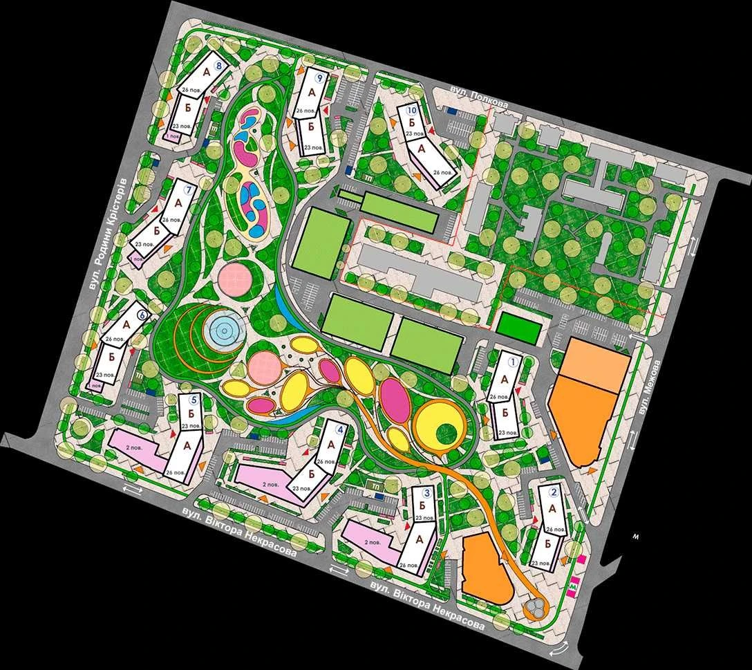 Sale of a 1-room apartment in Dibrova Park, building 4