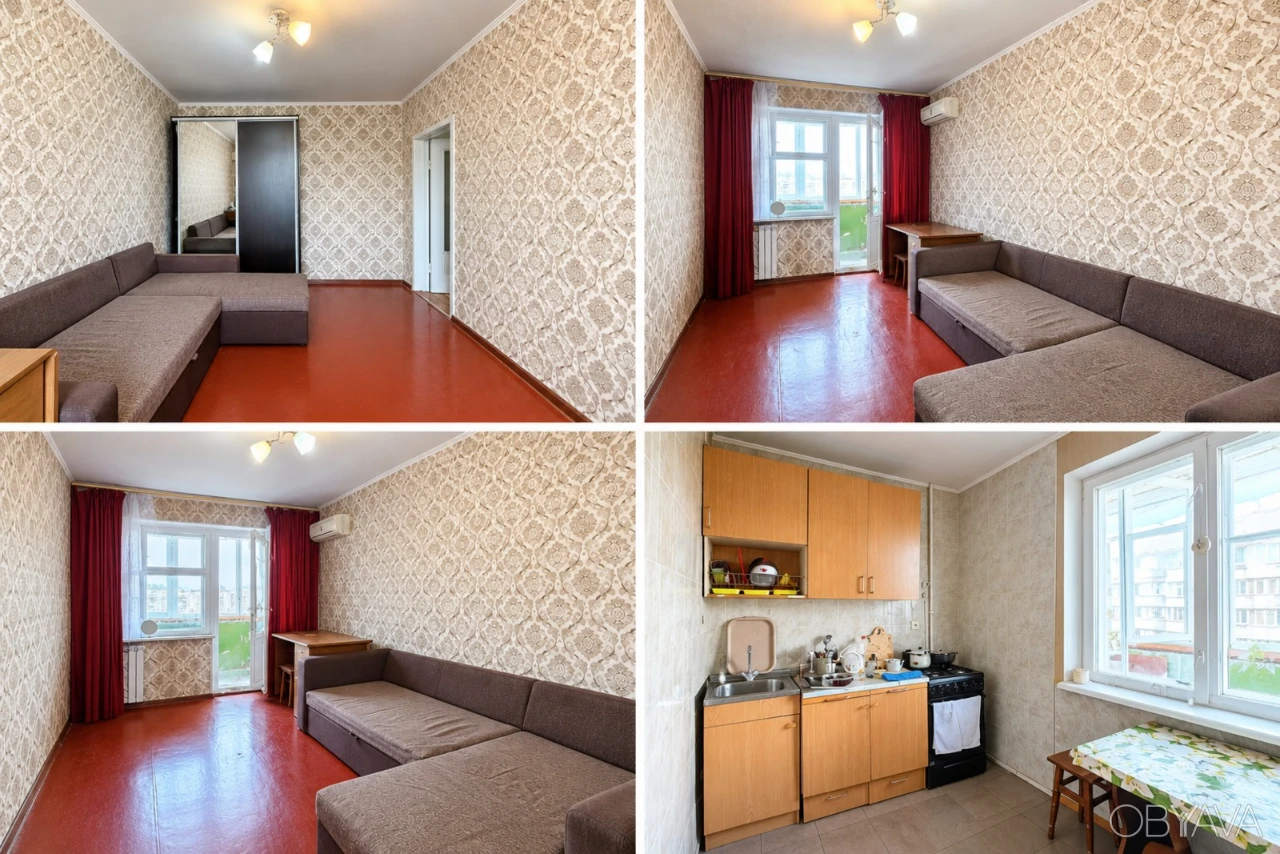 1-bedroom apartment, 34 sq.m
