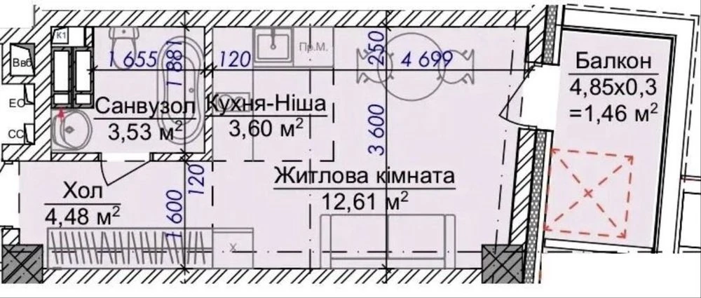 Apartment in Uzhhorod