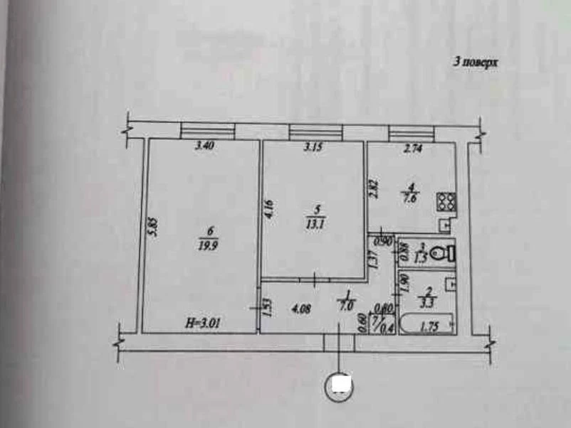 For Sale 2-room apartment, Heroes of Kharkov Street, 102/112, Floor