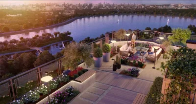2-room apartment with studio kitchen in a premium residential complex