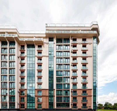 2-room apartment with studio kitchen in a premium residential complex