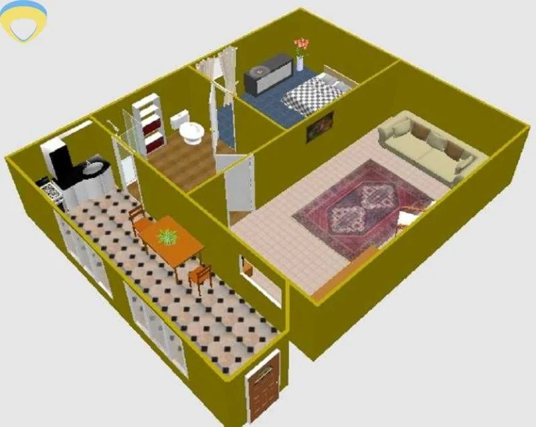 For Sale: Independent 2-room apartment on Peresype