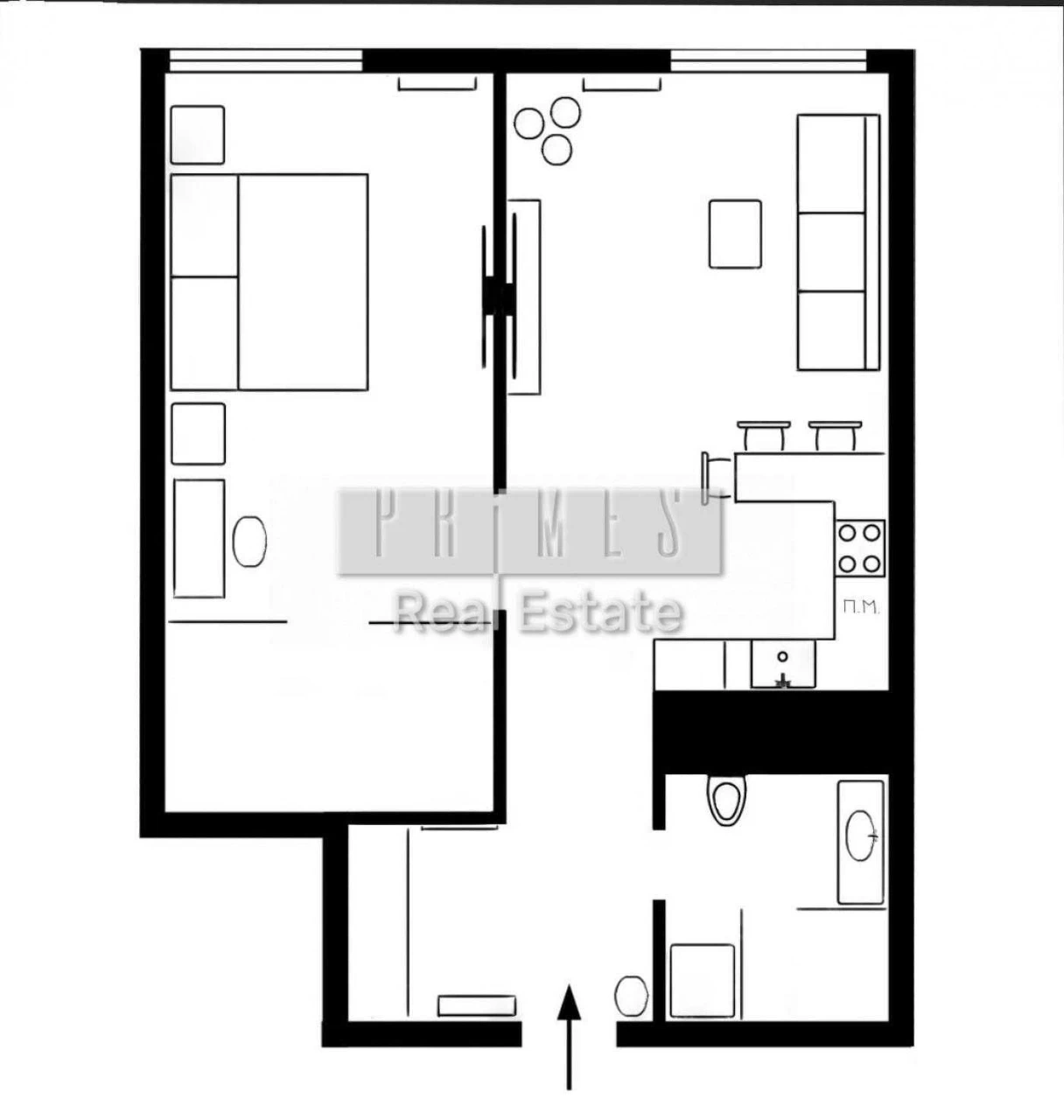 Продаж 1-к квартири з ремонтом та меблями, ЖК Nordica Reside