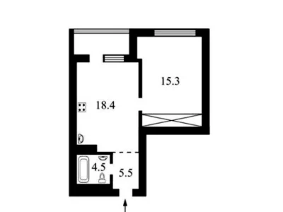 Apartment. Kyiv, Dniprovska naberezhna st.