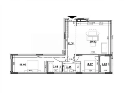 Apartment for Sale in Darnytsia