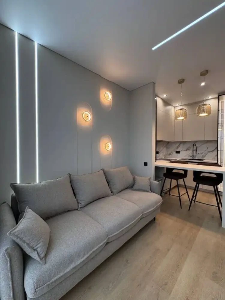 Sale of a 2-room apartment with renovation in the "Marshall" residential complex (new building, Victory)