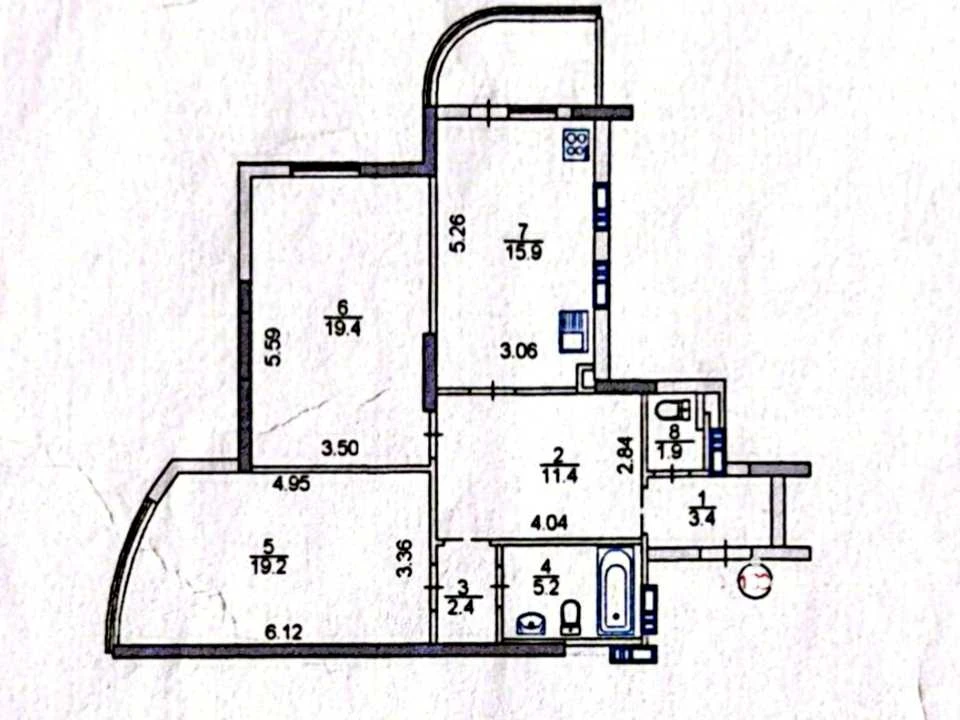 Apartment. Dragamanova St., Kyiv