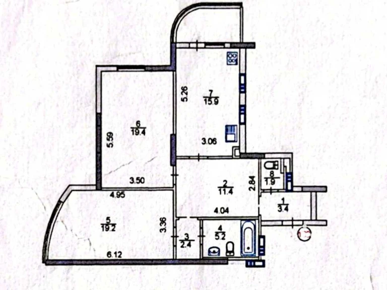 Apartment. Dragamanova St., Kyiv