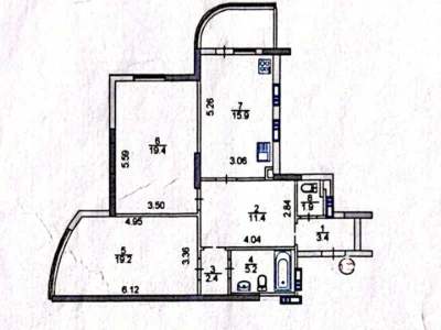 Apartment. Dragamanova St., Kyiv