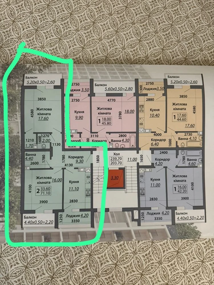 2-bedroom apartment for sale in a new building
