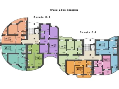 Apartment. Rivne, Olena Telyhy st.