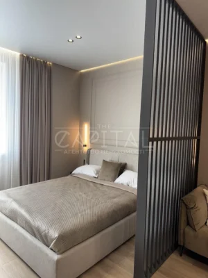Sale of a 1-bedroom apartment in the Delmar residential complex, 37 sq m, designer