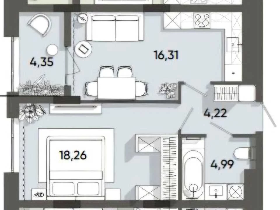 Apartment. Karl Miklosha Street, Lviv