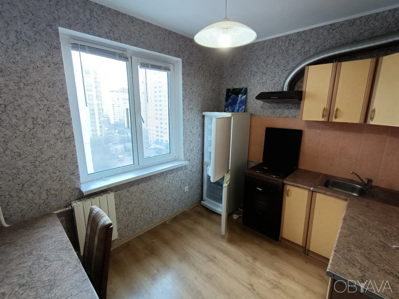 2-bedroom apartment, 65 sq m, 10th floor, Urlivska 3, courtyard, lake view, furnished