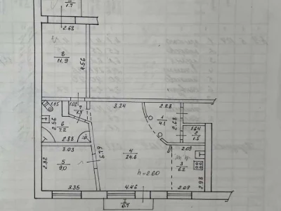 Apartment. Dnipro, Menachem-Mendel Schneerson st.