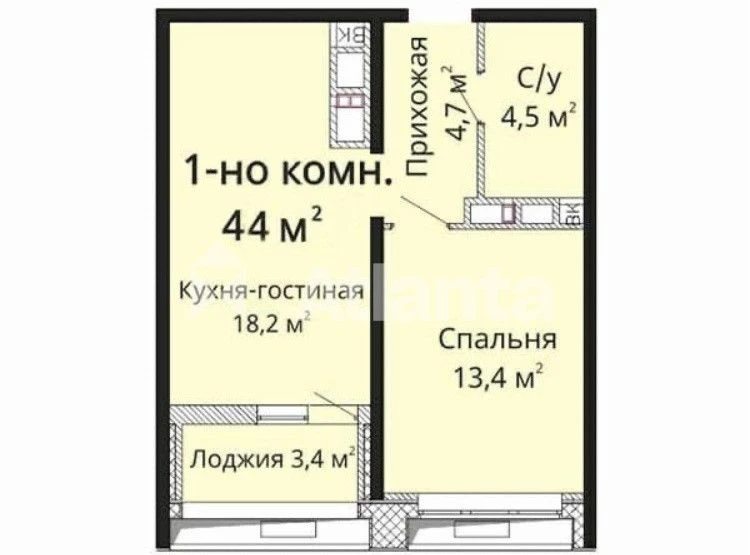 Квартира в новом доме ЖК "Омега"