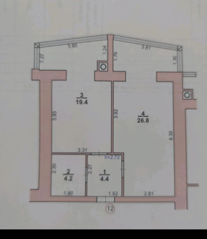 Продается квартира (Рауш)