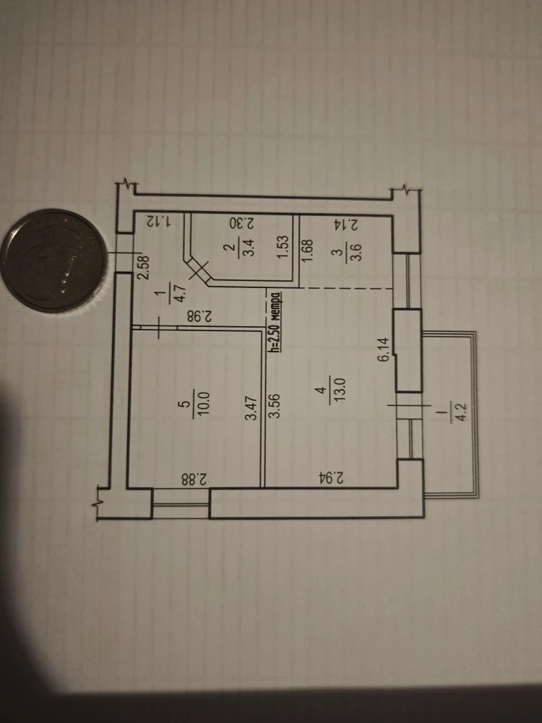 Modern apartment with independent heating
