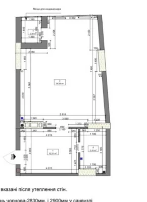 Продажа 1-комнатной квартиры 54 м², улица Миколы Кибальчича, М
