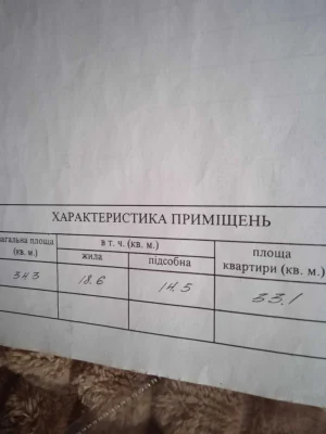 Продам 1-кімнатну квартиру, власник, Рівне, вул. Київська, 65, 1 поверх