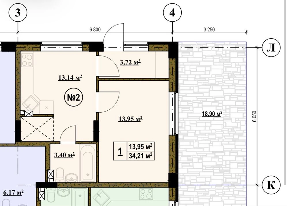Selling apartment with private entrance and balcony!