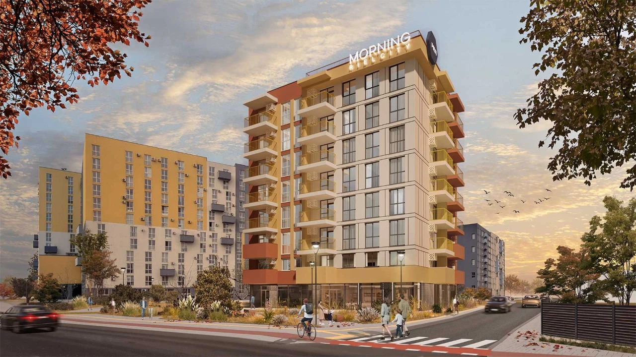 1-bedroom apartment 35.95 sq m in the Morning residential complex by RIEL, Львів (WITHOUT КО