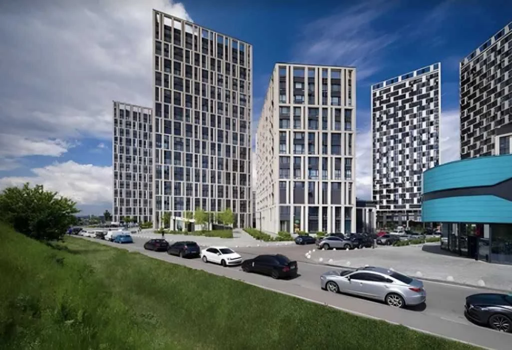 Bright 1-bedroom apartment 47 sq.m. apartment in the Slavutych residential complex, Zarychna 1 minute