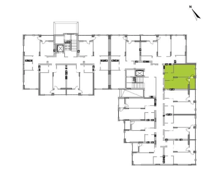 1-к квартира 43,15 м² у ЖК Evening від РІЕЛ, Львів ( БЕЗ КОМ