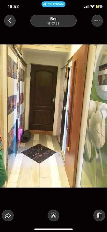 For sale: 3-room apartment with independent heating.