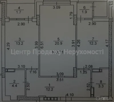 2-комнатная квартира, 70 м.кв.