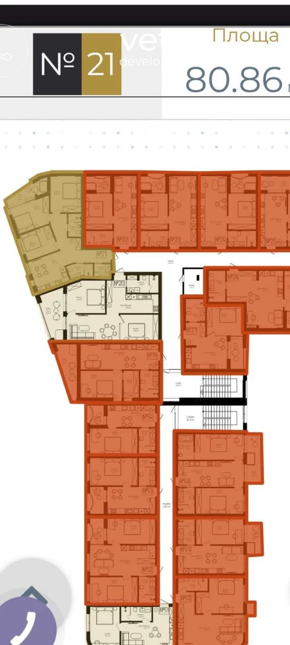 For Sale: 3-Bedroom Apartment in the Valencia Residence, Code: 50311