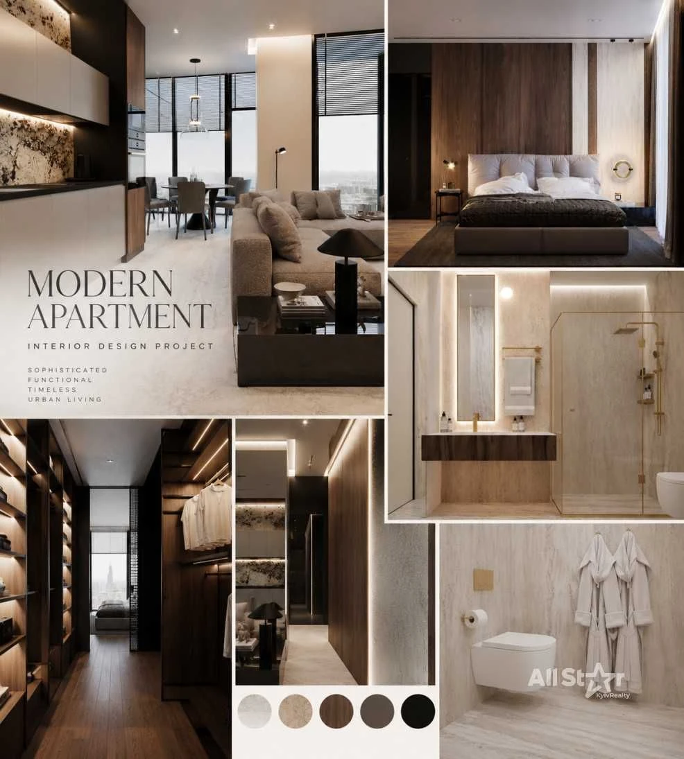 Sale of a 2-bedroom apartment in Kyiv, Taryan Towers residential complex, Pechersky district