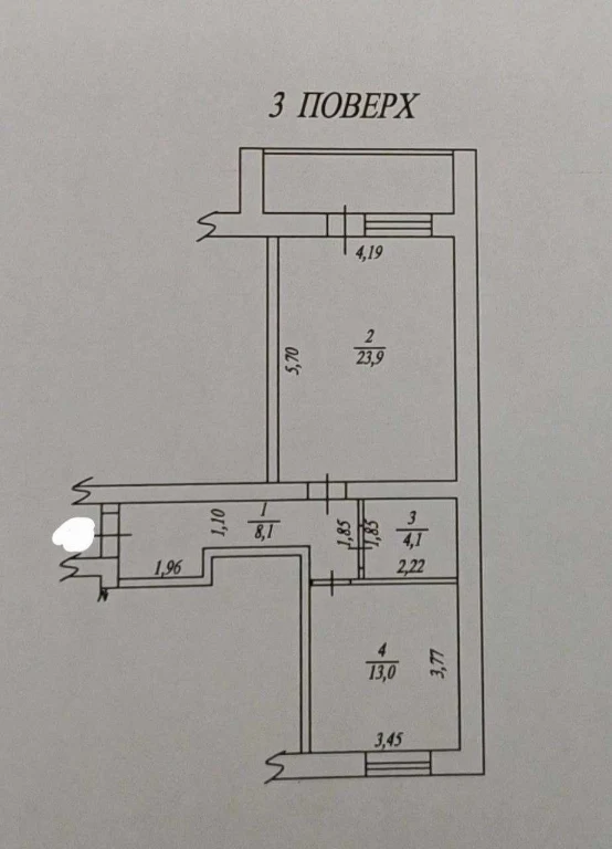 ДОМ СДАН! ДОКУМЕНТИ! Продається 1-кімнатна квартира 52 м² у ЖК "Речной"