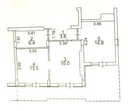 Двокімнатна квартира з новим ремонтом на Бочарова та Сахарова