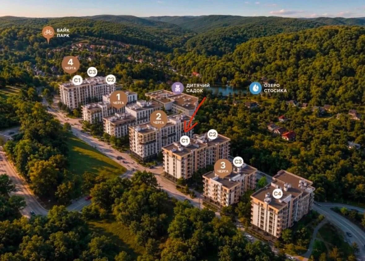 Sale of a 1-bedroom apartment in the Auroom Lounge complex, Zaozernaya Street