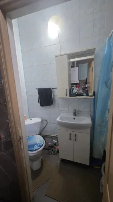 1-room apartment with central heating and own yard