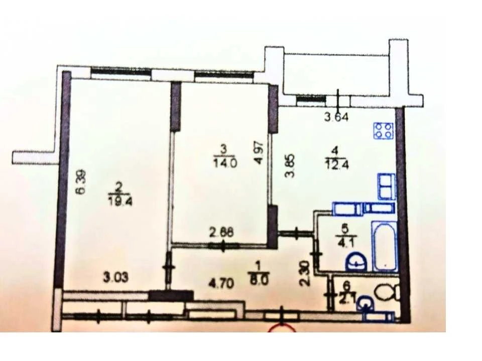 Apartment. Kahovska st.