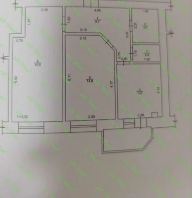 2-room apartment for sale in Vatutina