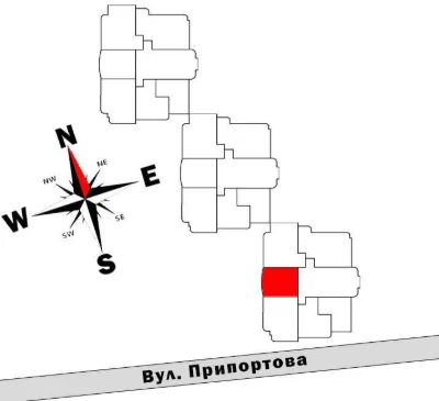 Однокімнатна квартира 64,2 м² на Митницкій | Припортова, 22/1