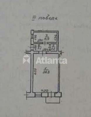 One-bedroom apartment in the city center, renovated and furnished