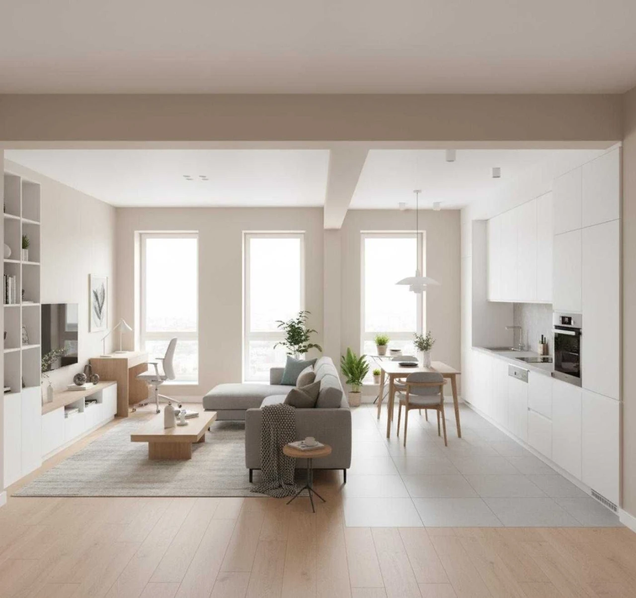 Sale of 1-room apartment 43.6 sq.m. in the center