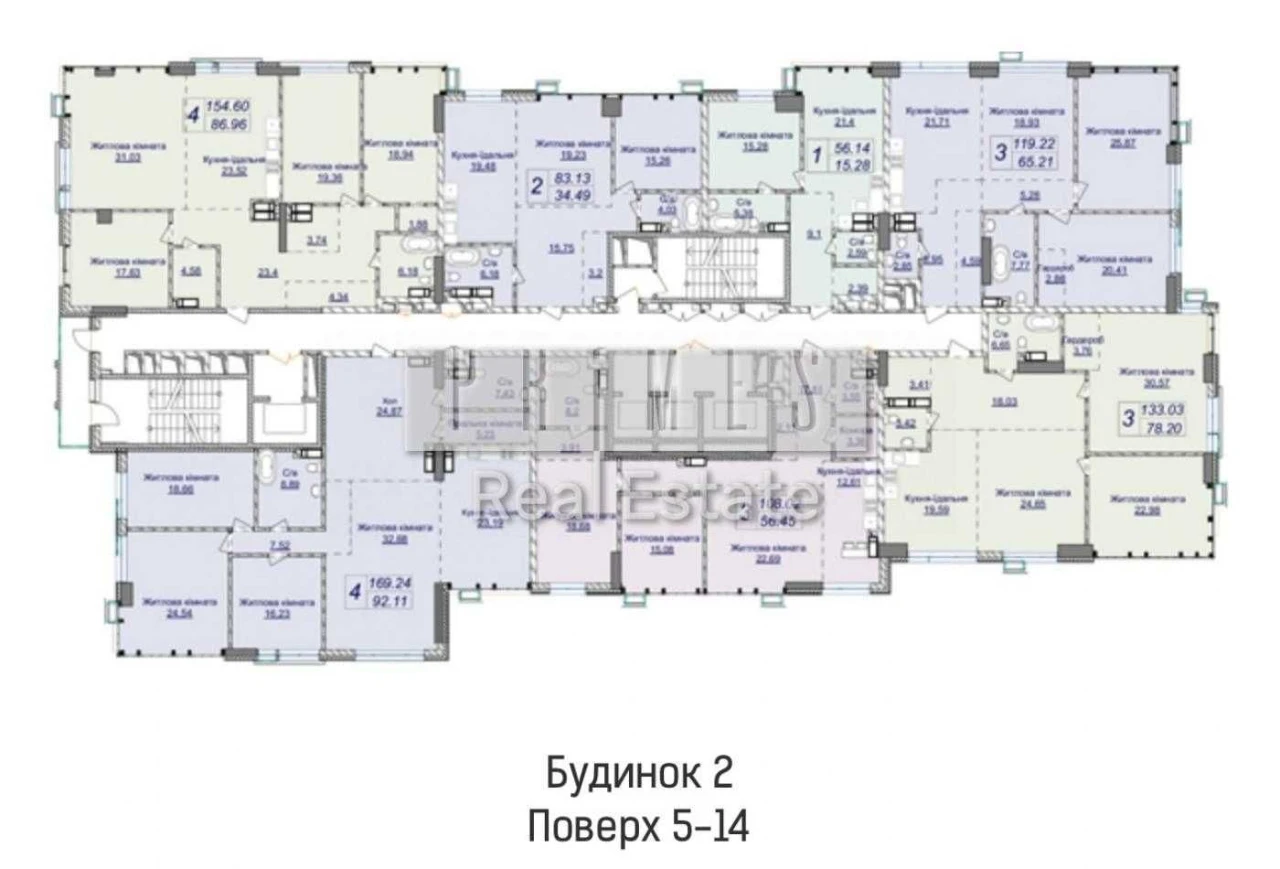 Sale of a 3-room apartment, ЖК «Novopecherski Lipky», 7