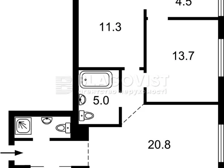 Apartment. Volodymyr Zmiienka st., Kyiv