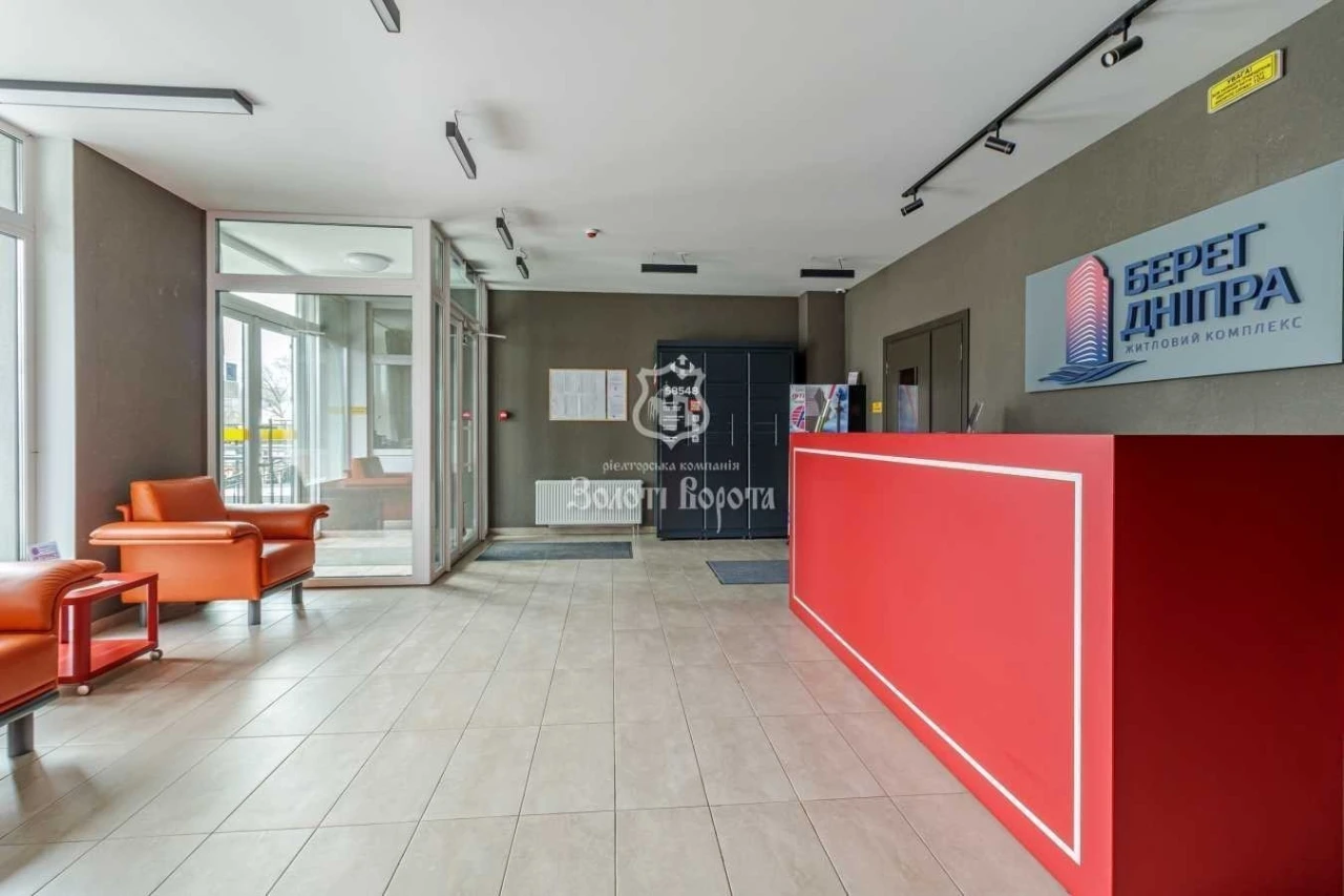 1-room apartment for sale 36.66 m², Dniprovska embankment, 17k